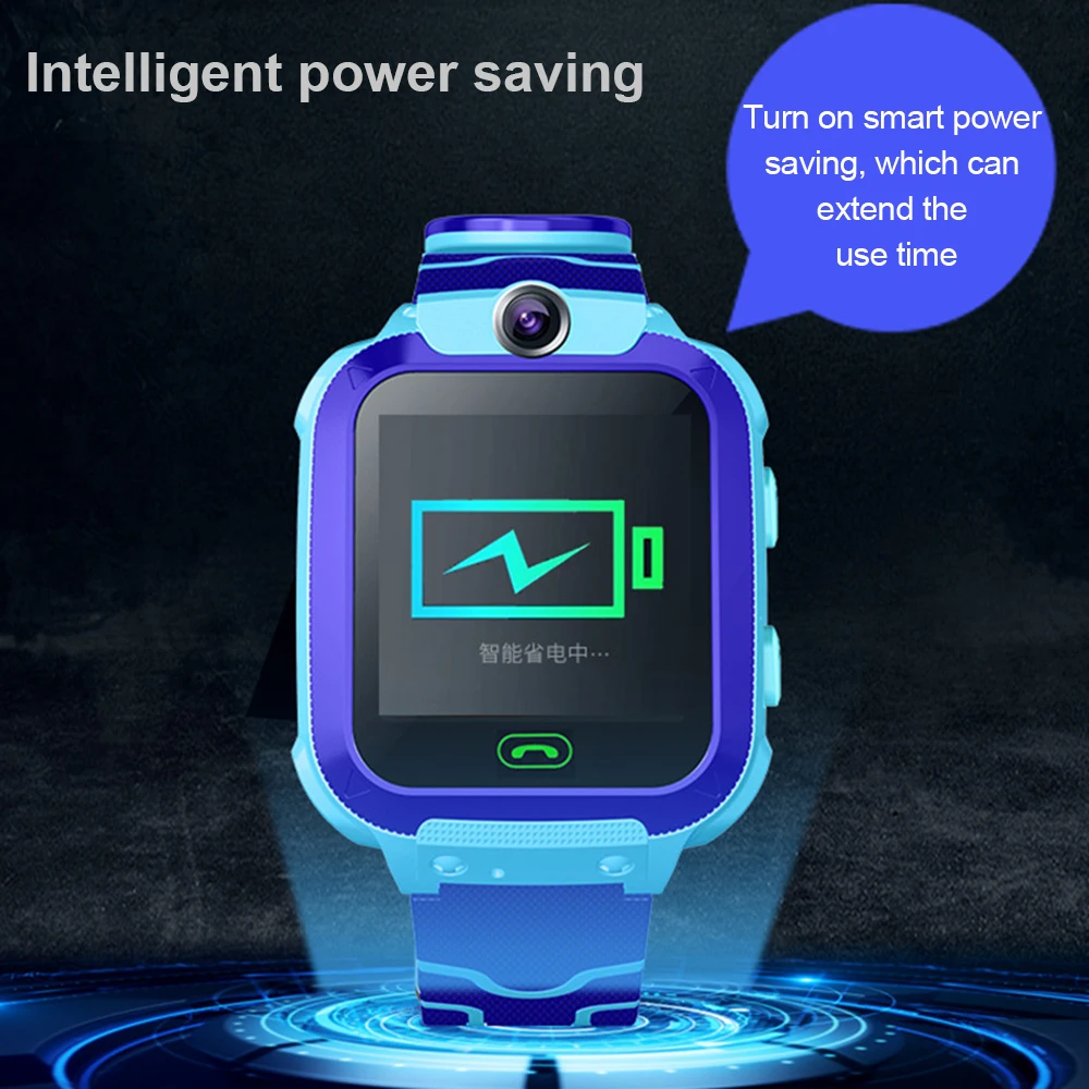 Smart Accurate Real-time Tracker Location SOS Call Remote Monitor Camera SIM Kids Student Phone Watch Wristwatch For IOS Android