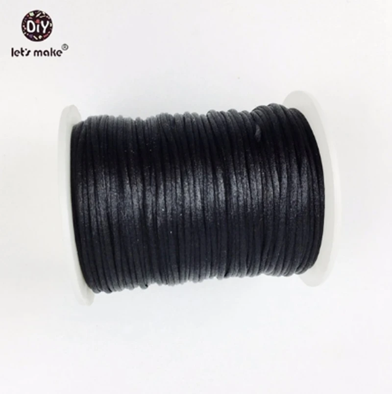 80 meters 1mm size Cord DIY String Cord Nylon Rope Accessary&Findings For Baby Silicone Teething Bead Necklace Jewelry cord 6