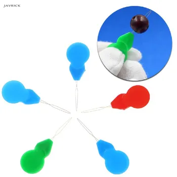 

JAVRICK Beading Needles Plug Threading String Tool Plastic Calabash Shape Bigbeads Needle Jewelry Tool DIY Bracelet Jewelry