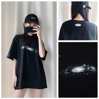 

Thick Oversize Cosmic Galaxy Printing Ader Error T Shirt Couple Casual Adererror T-shirt