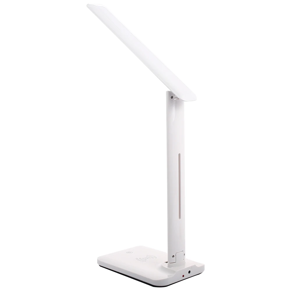 Smart Book Lamp QI Wireless Charger Home Decor Piano Sensitive Light Torch LED Booklight Portable USB Eye-Care Study Flashlight