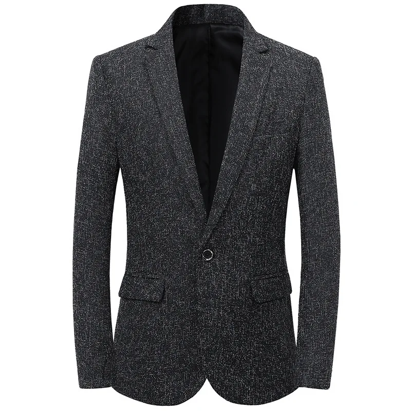 Suits Blazers Costume Spring Slim-Fit Single-Button Male Casual Autumn Terno for Men