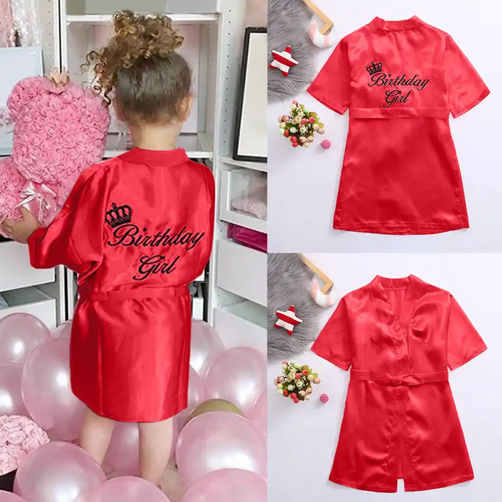 infant silk robe