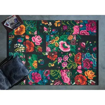 

Apex Cornelia 3 'x 7' Chenille Black Runner Rug
