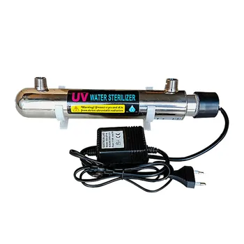 

UV Water Sterilizer Ultraviolet Tube Lamp Direct Drink Water Disinfection Treatment Filter Aquarium Fish Tank Purifier 12W