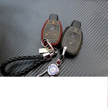 

Lsrtw2017 Genuine Leather Car Key Bag Key Case for Mercedes Benz GLE GLS ML GL V Class S Class E Class