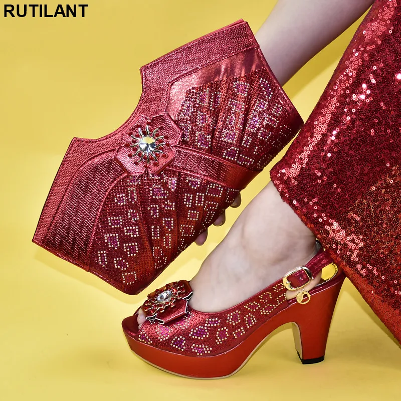 Italian Matching Shoe and Bag Set for Wedding Italian Designer Shoes