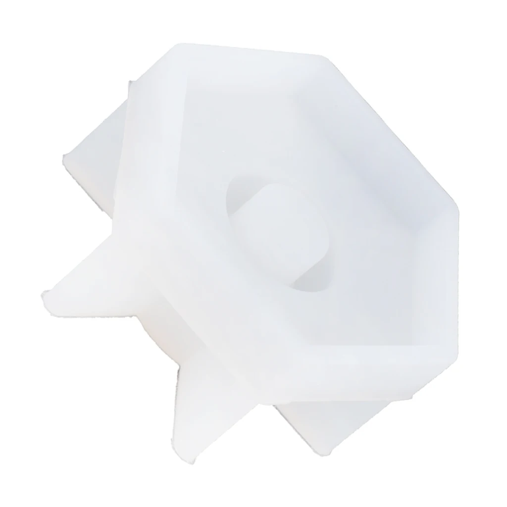 Hexagon Candlestick Candle Mold Silicone Mold for Resin Epoxy, Jewelry Making, Candle Wax, Homemade Soap