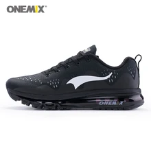 ONEMIX мужские ботинки для бега с амортизацией воздушные подушки спортивные кроссовки спортивные дышащие кеды вамп мужские уличные беговые кроссовки
