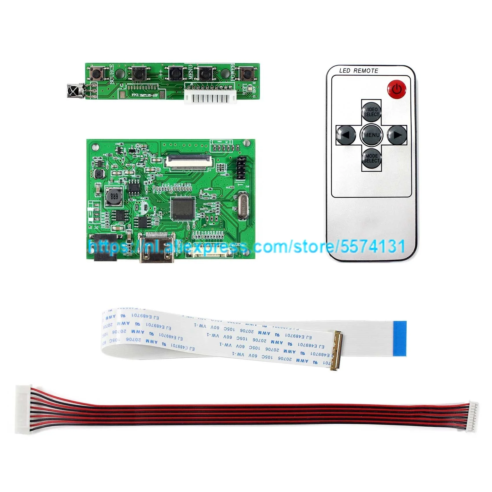 30 контактная плата драйвера ЖК дисплея Φ 1HDMI EDP для разрешения экрана 1920*1200 1920*1080