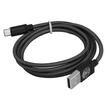 

1m Aluminum Plug Net Micro USB Data Sync Charge Cable for Android Phone