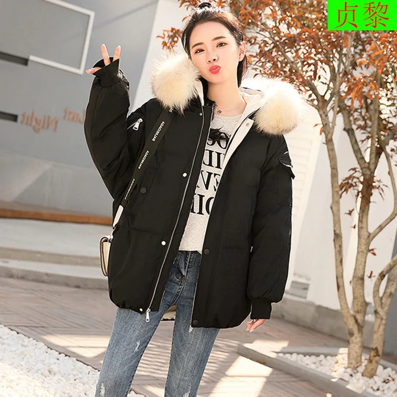 

Short Cotton-padded Clothes Women's 2018 New Winter INS down Coat Korean-style Thin Students Puffy Small Cotton-Padded Jacket do
