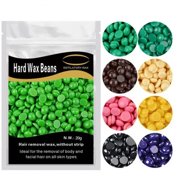 

Pro Painless Hard wax beans wax for depilation Hot Film wax waxing For Male Female epilator Hair Removal Body Beauty