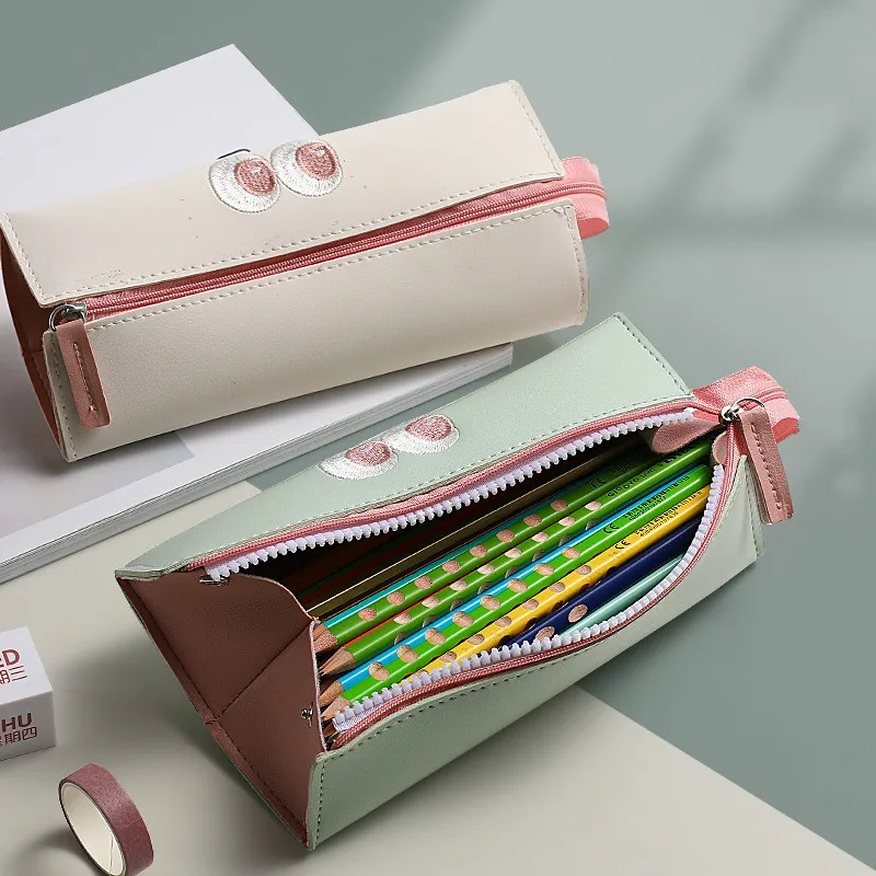 

Lovely Pencil Case Simple Waterproof Estuches Escolares Children High Capacity Portable Multifunctional Pencil Case Storage Bags