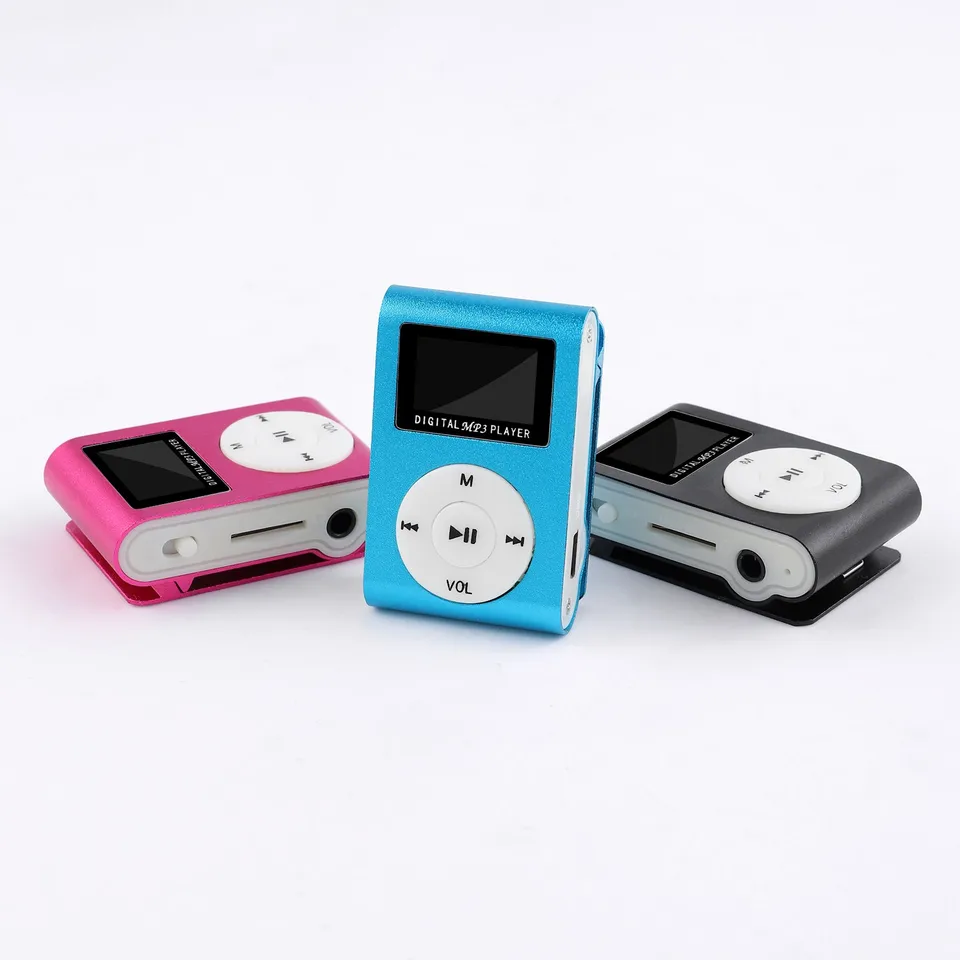 USB Mini MP3 Player Bundle Headset LCD Screen Supp... - Grandado