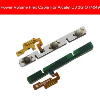 

Power & Volume Button Flex Cable For Alcatel U3 3G 4049D 4049 OT4049 Power Volume ON OFF Switch Side Key Flex Ribbon Repair