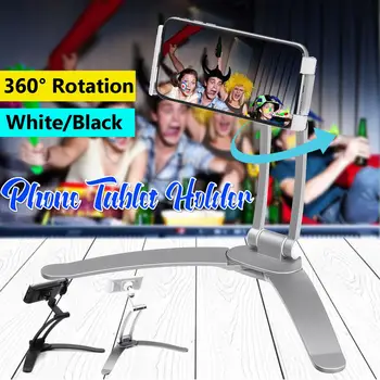 

Kitchen Bathroom Tablet Stand Wall Desk Tablet Mount Stand Fit For 5-10.5 inch Width Tablet Metal Bracket Smartphones Holders
