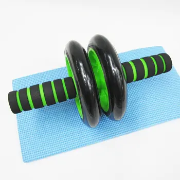 

Durable Use Men Women Home Gym Abdominal Multifunctional Exercise Equipment Ab Wheel Double Roller massager Device