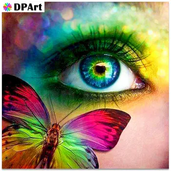 

Diamond Painting Full Square/Round Drill Eye Colorful Butterfly 5D Daimond Embroidery Cross Stitch Kit Mosaic Rhinestone Y445