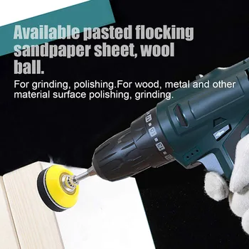 

10Pcs 2 Inch (50mm) Sanding Discs Pad Kit Soft Foam Layer Buffing Pad for Hook and Loop Sanding Pad Drill Grinder