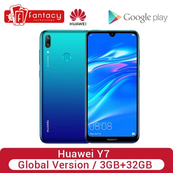 

Global Version HUAWEI Y7 2019 3GB 32GB Smartphone Snapdragon Processer 6.26" Display Fingerprints Dual AI Camera 4000mAh