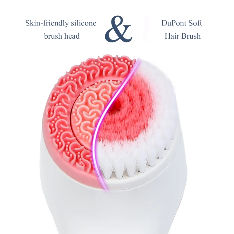 Cleansing Brush Sonic Nu Face Rotating Cleansing Brush Galvanica Facial Spa System Deeply Clean Remove Blackheads facial cleansing brush set