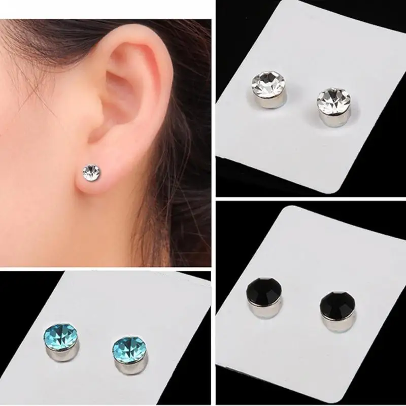 1 Pair Magnetic Slimming Earrings Lose Weight Body Relaxation Massage Slim Ear Studs Patch Health Jewelry