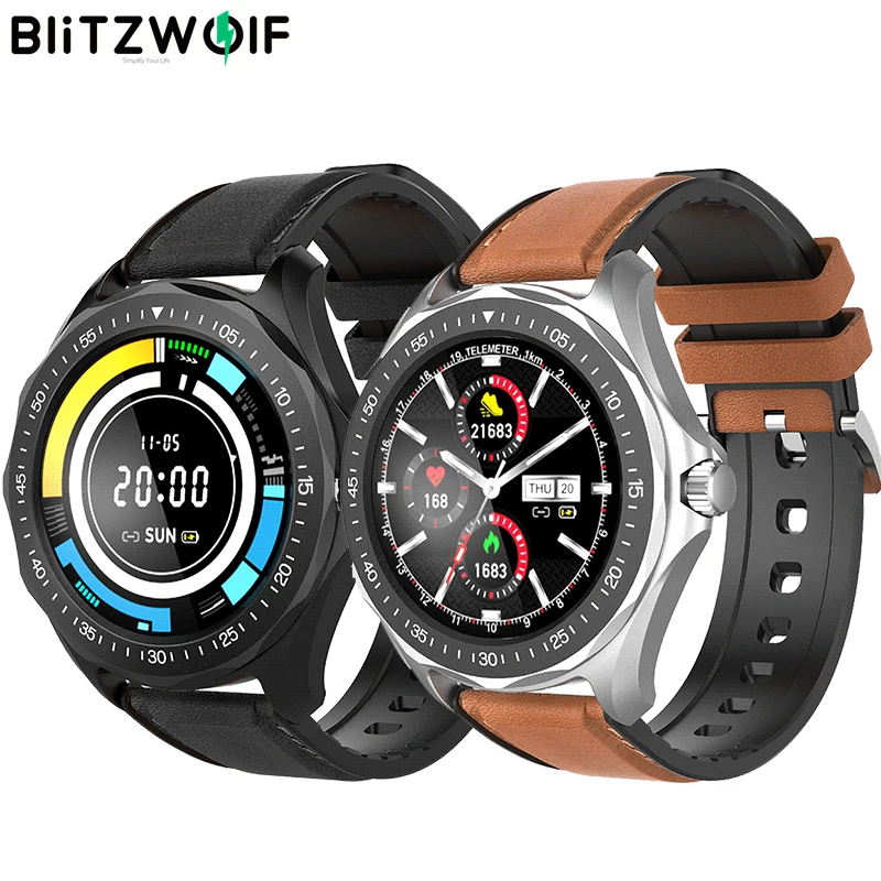 BlitzWolf BW HL3 Смарт часы Полный сенсорный экран для сердечного ритма Монитор