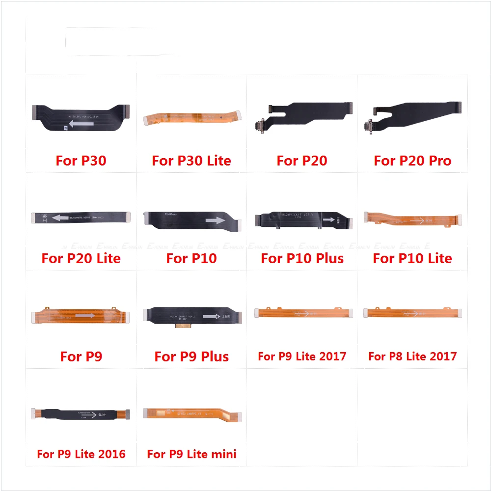 

5pcs/lot Motherboard Connector LCD Display Flex Cable For HuaWei P30 P20 Pro P10 P9 Plus P8 Lite 2017 Mini Main Repair Parts