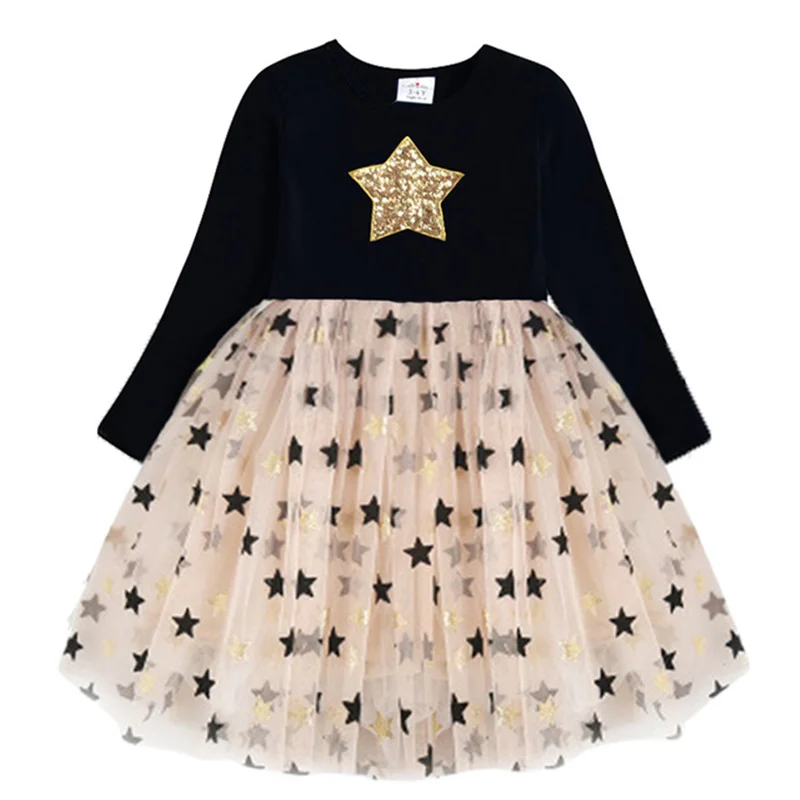VIKITA Unicorn Dress for Girls Toddlers Birthday Party Princess Dresses Autumn Winter girls dress,princess costume