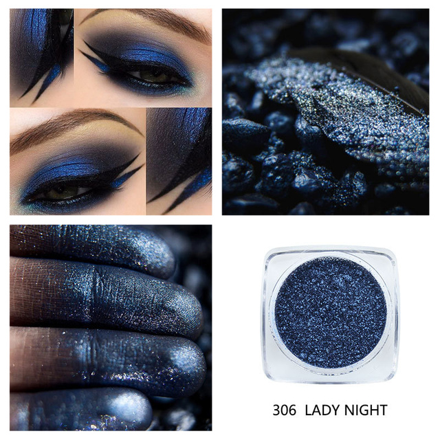 12 Color Glitter Pigment Eyeshadow Long Lasting Shiny Eye Shadow Makeup Palette Waterproof Easy To Color Shimmer Shadows