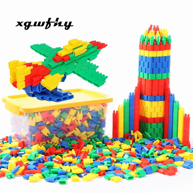 

1000pcs Toys To Develop Intelligence To Insert Blocks DIY Bullet Building Block Toy Educational Toys Bulk For Children Gift jm28