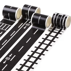 Ruban adhésif créatif pour voiture/train/courbe, 1 pièce, bande autocollante pour enfants, Puzzle, jouet, Scrapbooking 