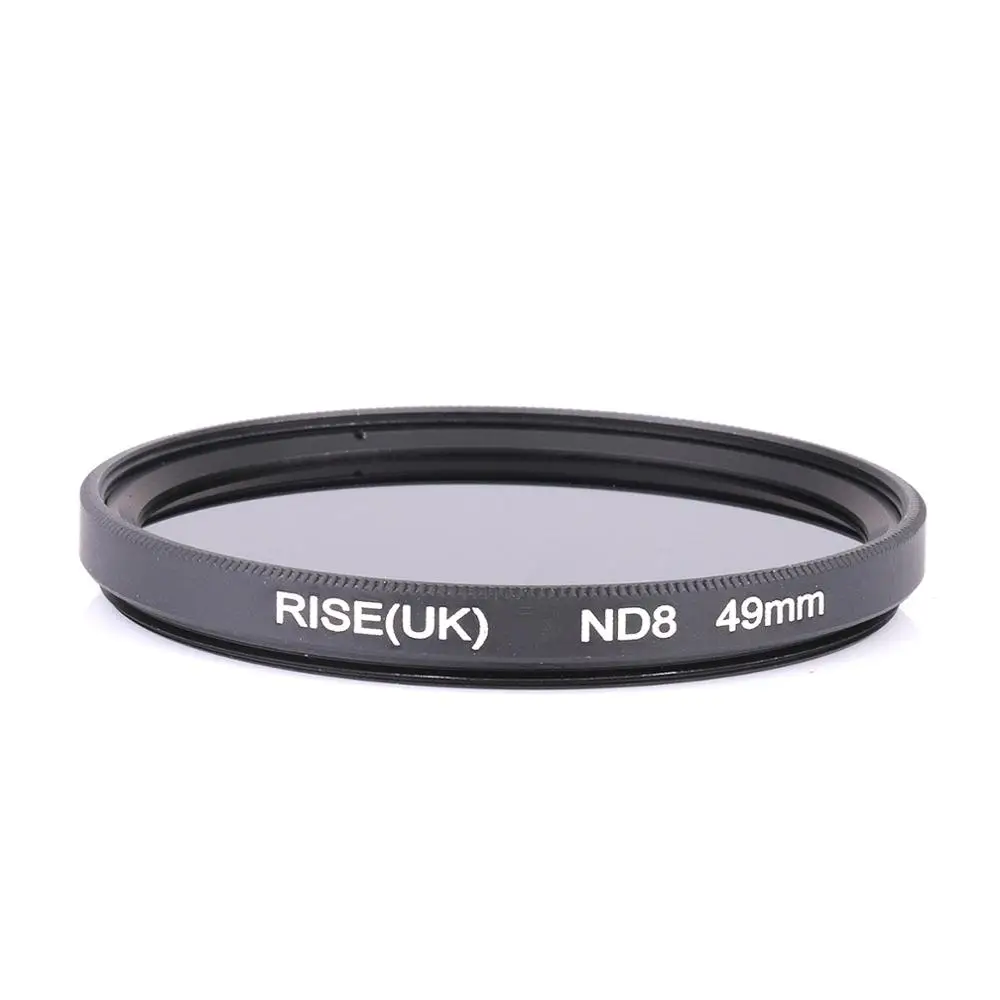 ND фильтр нейтральной плотности ND2 ND4 ND8 Filtors 49 мм 52 мм 55 мм 58 мм 62 мм 67 мм 72 мм 77 мм фотография для камеры Canon Nikon sony - Цвет: only ND8  filter