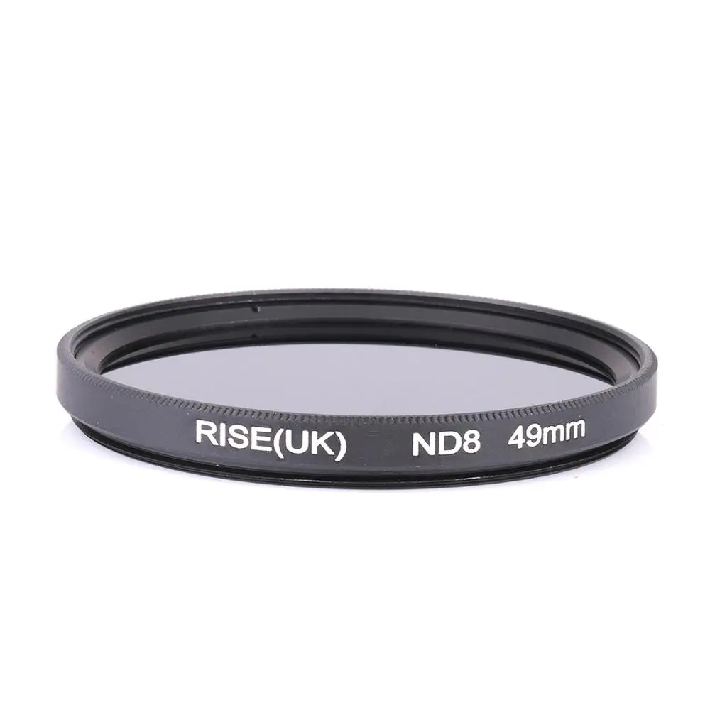 only ND8 filter ND фильтр нейтральной плотности ND2 ND4 ND8 Filtors 49 мм 52 мм 55 мм 58 мм 62 мм 67 мм 72 мм 77 мм фотография для камеры Canon Nikon sony - Цвет: only ND8 filter