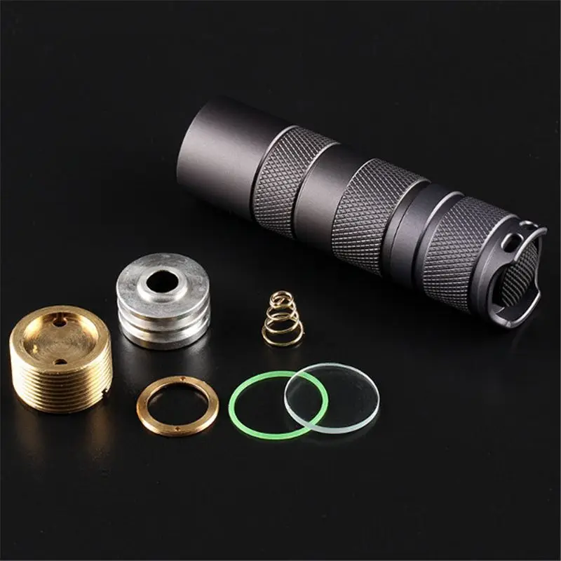  Convoy S2 + 18350/16340 версия, светодиодный фонарик для кемпинга DIY, фонарь, Охотничьи Аксессуары для фонарей, лампа 