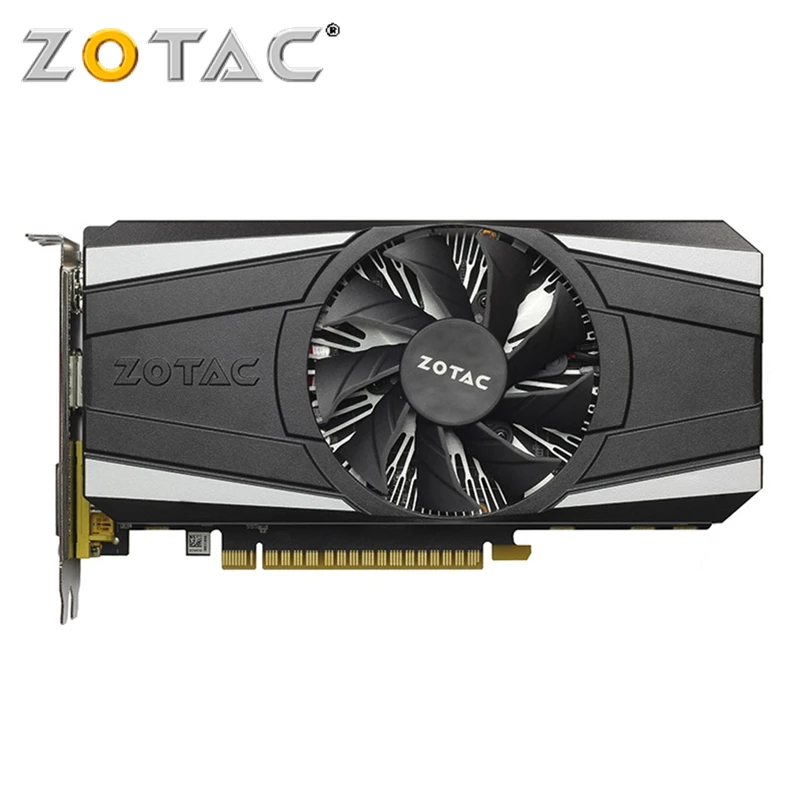 Used GTX 1050 2GD5 GPU Video Card 128Bit GP107 GTX1050 2GB GDDR5 Graphics Cards For NVIDIA Map Geforce GTX 1050 PCI-E ZOTAC best video card for gaming pc