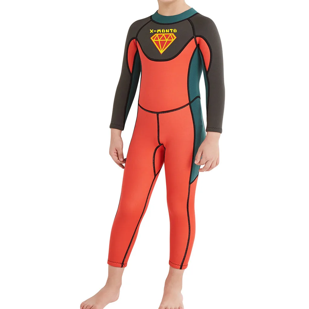 Kids Wetsuit Youth Full Diving Suit Thermal Swimsuit 2.5 mm Neoprene Suit Boys and Girls - Select Sizes