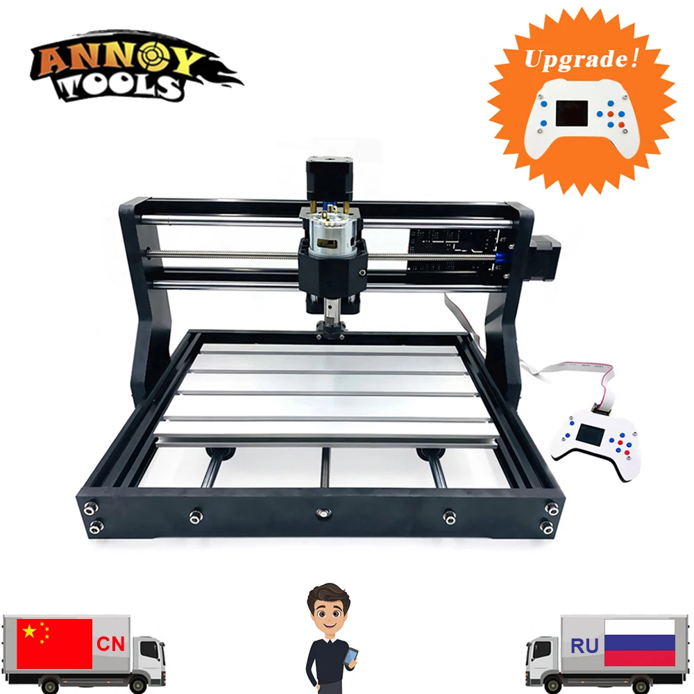 Meilleur CNC 3018 Pro GRBL 1.1 bricolage CNC machine, 3 axes bakélite fraiseuse, bois routeur gravure laser, CNC 3018 peut travailler hors ligne