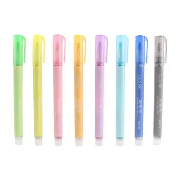 

8 Colors Pen Flash Contour Pen Toys For Children Novel Flash Pen Toy Gift For Kids Fluorescent Light Education Toy
