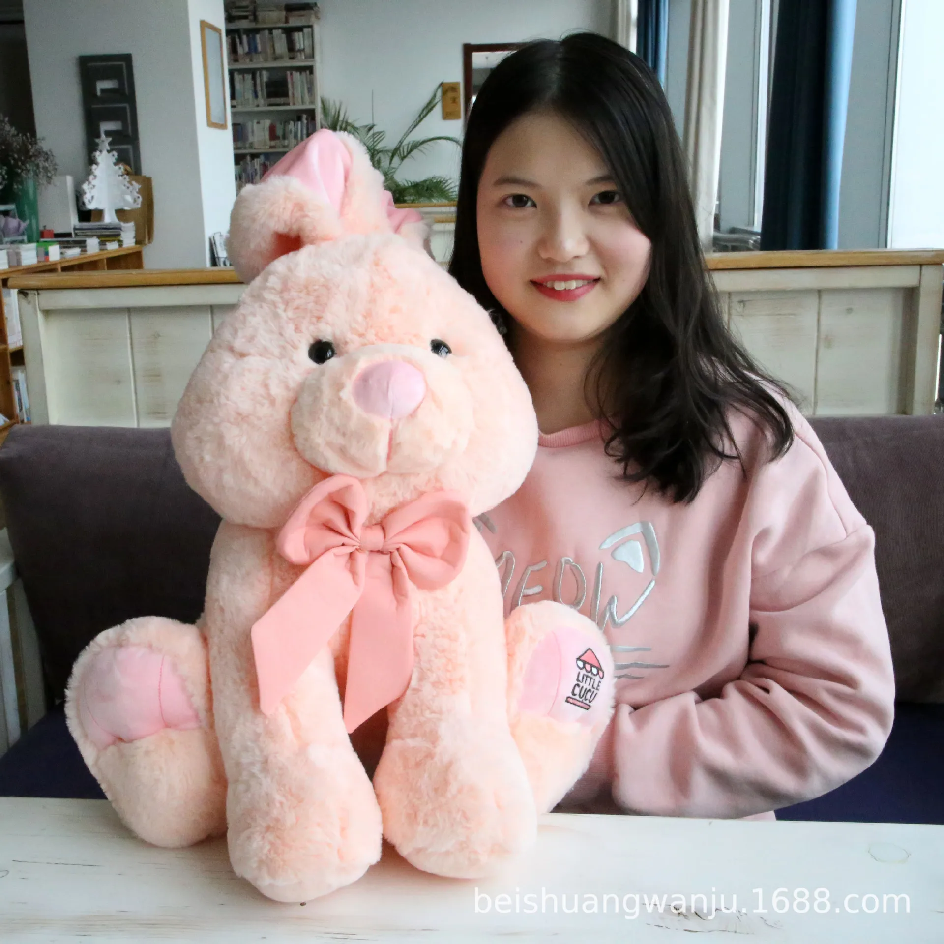 

Dorset Dudu bei ni tu Doll Large Size Cute Rabbit Plush Toy Rabbit Doll Pillow Scissors Doll