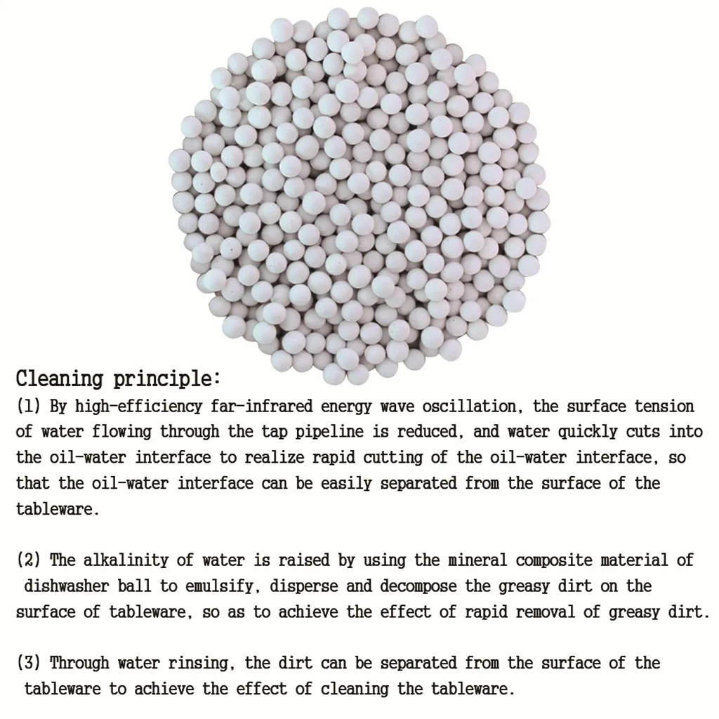 Фильтр Энергии Анион очистки воды минеральные бусины керамический шар аксессуары для ванной энергетические бусины белый шарик для очистки воды T3