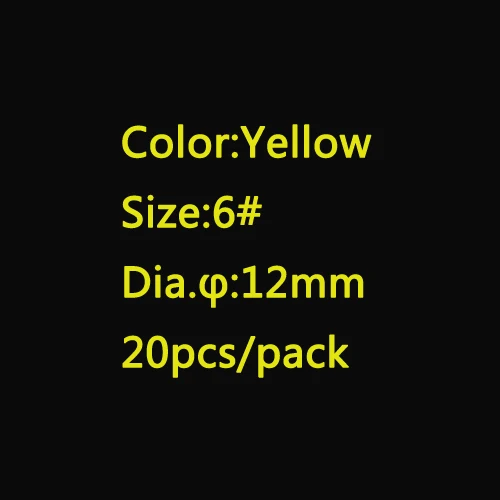 Yellow-12mm-20pcs 1 упаковка диаметр 6,5 мм-27 мм пенопласт EPS жесткий поплавок плавучий мяч поплавковые изделия поплавок открытый плавающий рыболовный снасти - Цвет: Yellow-12mm-20pcs
