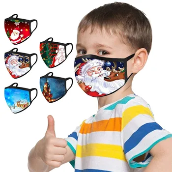 

skin care face mask mascarilla 5pcs Children Printed Reusable Washable Breathable Face Mask mascara facial masque