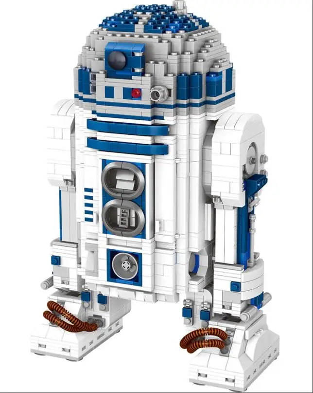 

Star war plan Series The Snowspeeder and R2D2 Robot Ewok Village Model Building Block Bricks fit legoing10225 75144 Kids Toys