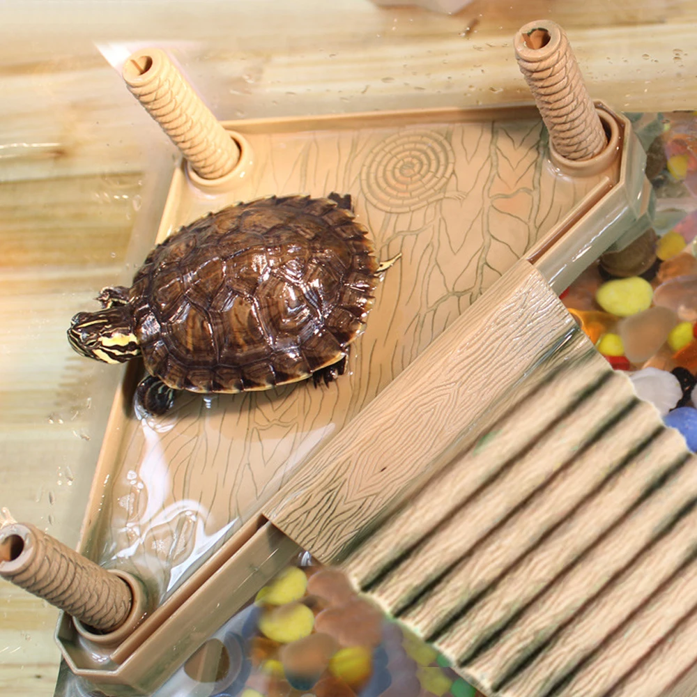 

Turtle Island Platform Aquarium Reptile Turtle Platform Climb Aquarium Decorations.