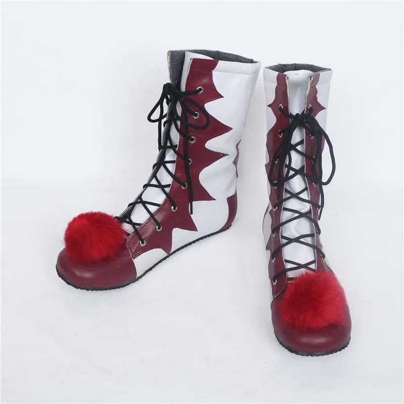 Обувь из фильма Stephen King's It Pennywise для взрослых мужчин/женщин, косплейные ботинки на заказ, ужасный клоун аксессуар для Хэллоуина