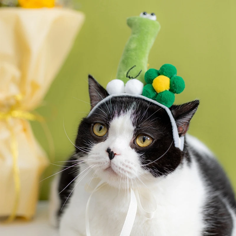 Title 1, Pet Hat Decorative Lovely Cartoon Snake Chicken...