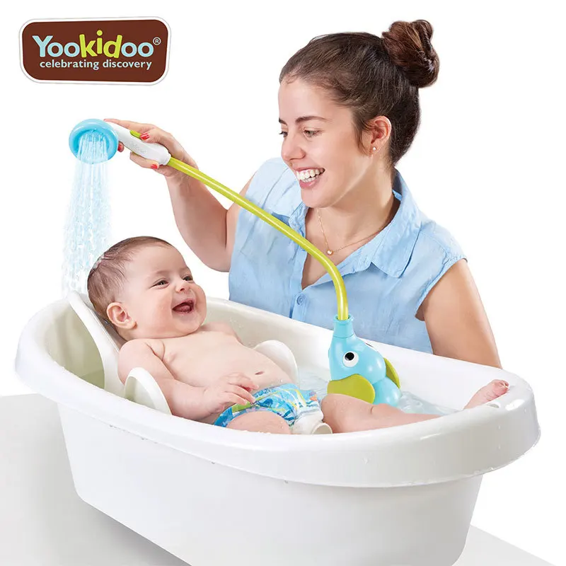 

Young Cheetos yookidoo Infant Play with Water Children GIRL'S And BOY'S Bathroom Water Spouting Baby Elephant Shower Bath Toy Be