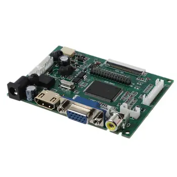 

1Set 10.1" HDMI+2AV+VGA LCD Driver Controller Board Kit 1024x600 Panel Module